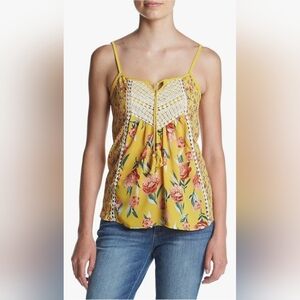 Skylar & Jade Floral Tank Women's Sz M